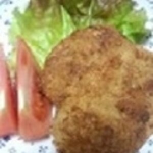 簡単アレンジ☆ポテトコロッケ【粉チーズ入り】